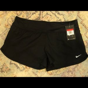 Black Nike swim shorts-size Large-new with tags